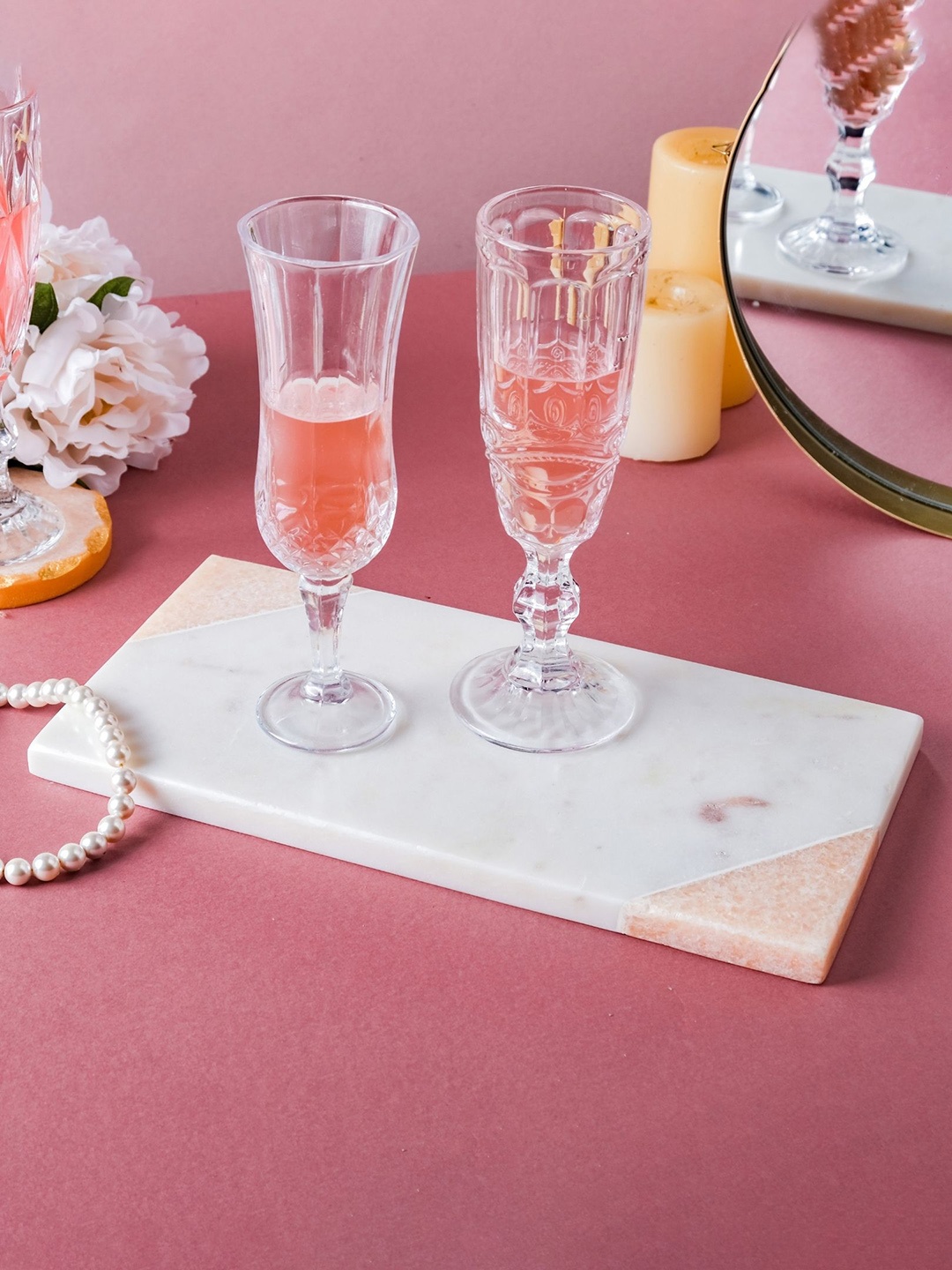 

Nestasia White & Peach Fruit & Cheese Platter