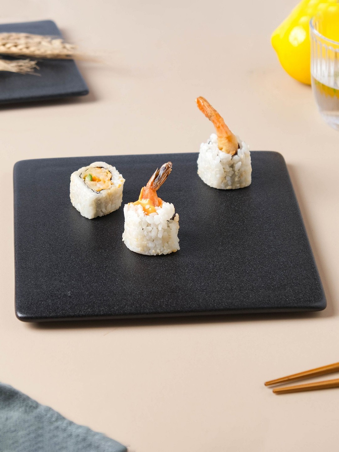 

Nestasia Black Square Charcuterie Board