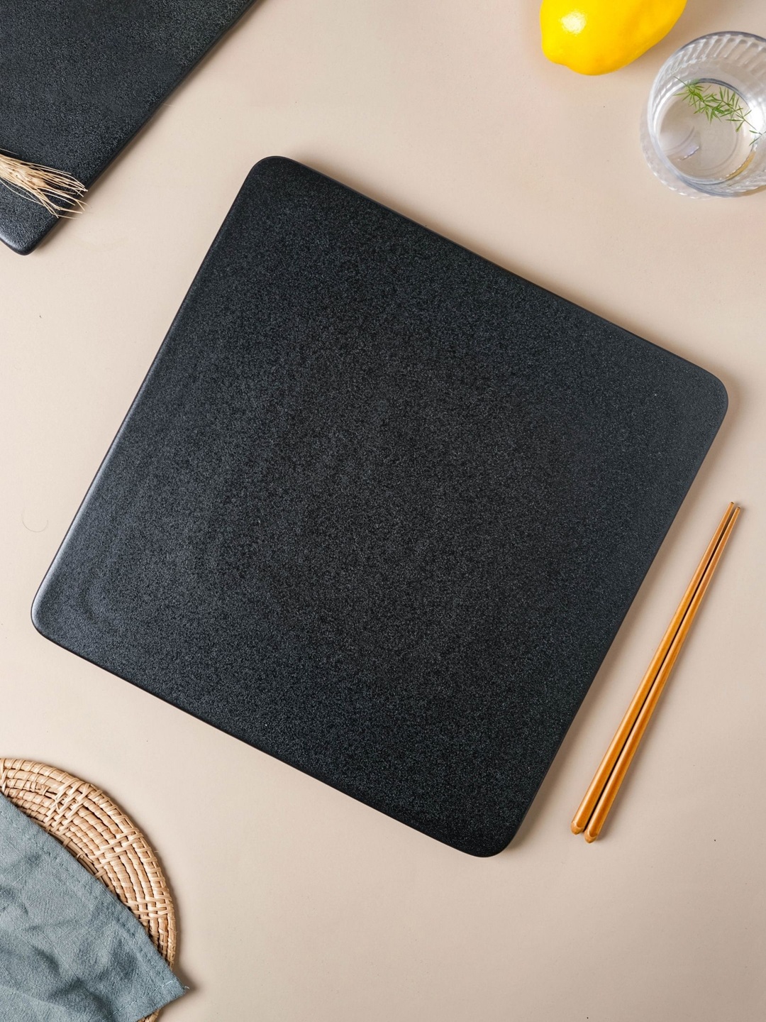 

Nestasia Black Square Charcuterie Board