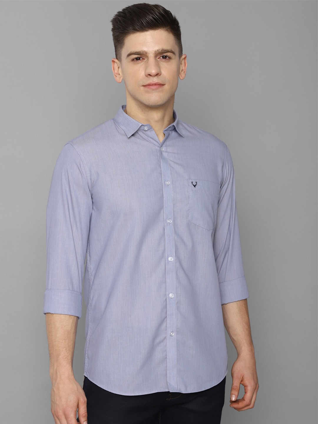 

Allen Solly Men Blue Slim Fit Casual Shirt