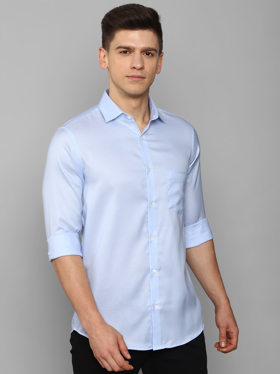 

Allen Solly Men Blue Slim Fit Casual Shirt