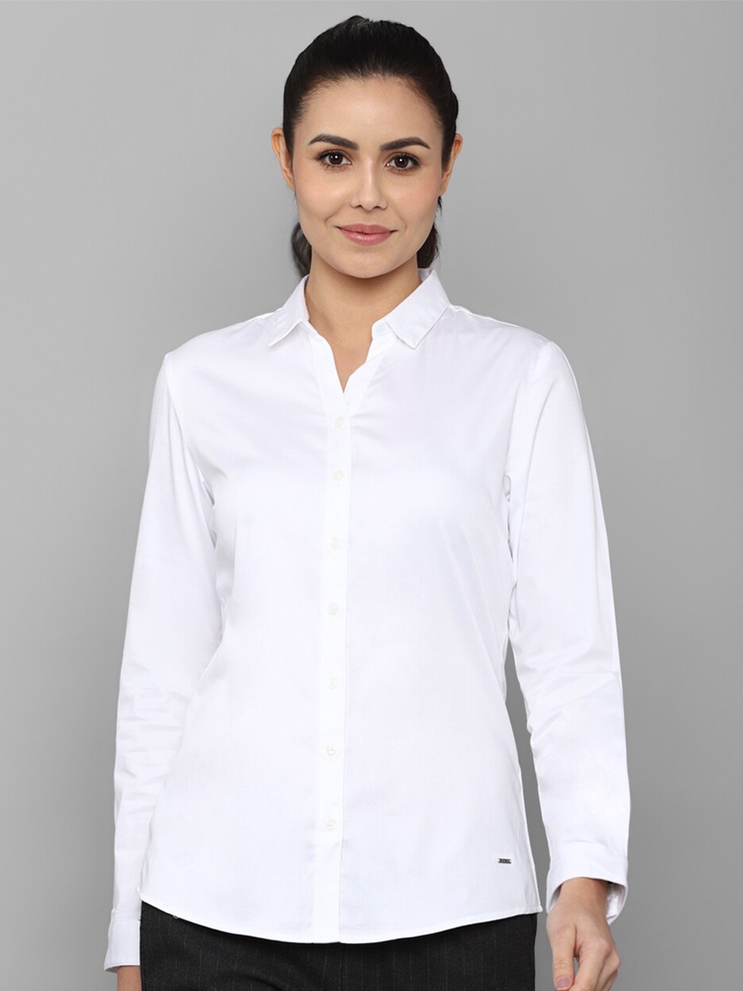 

Allen Solly Woman Women White Casual Shirt