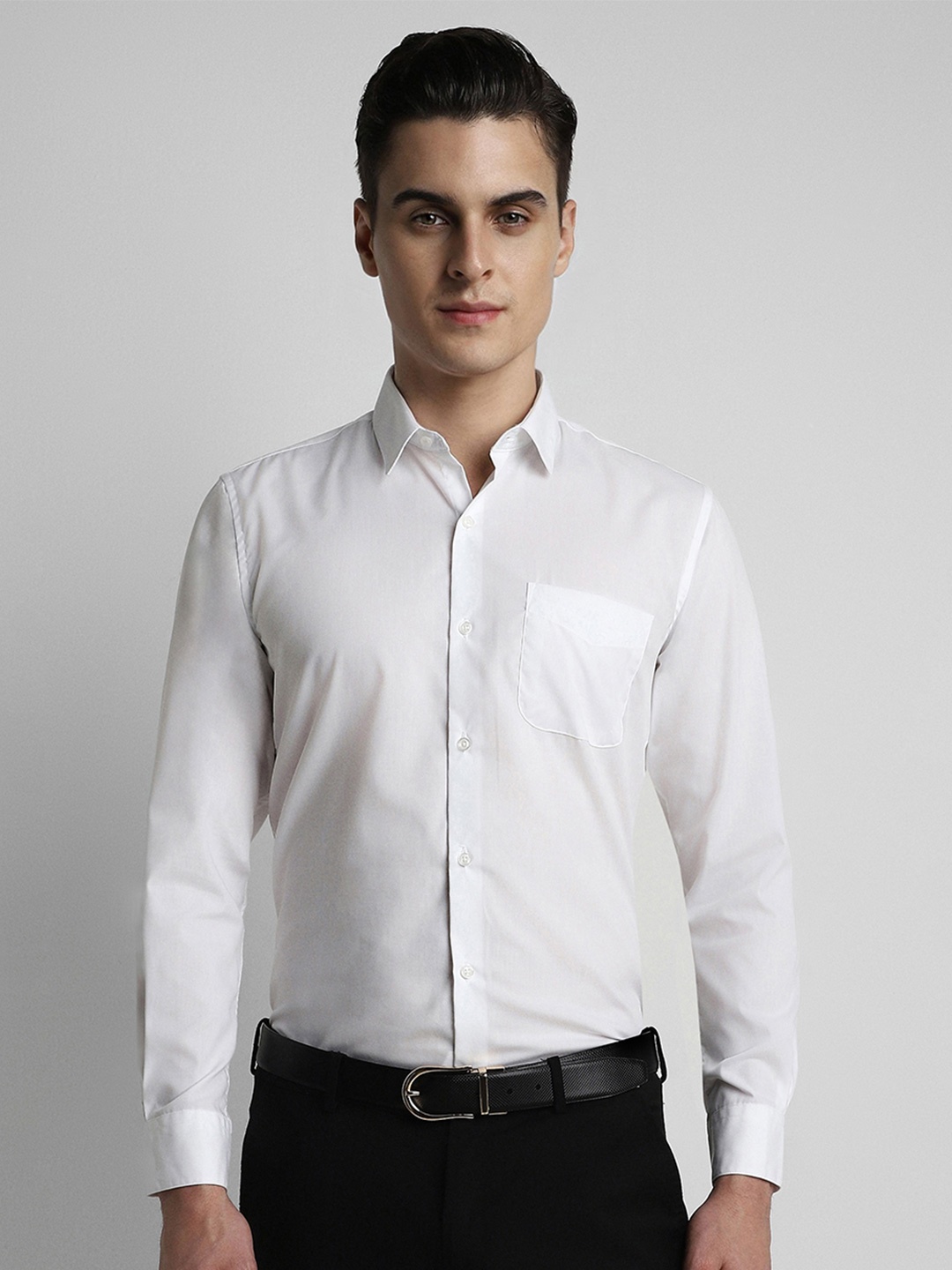 

Peter England Men White Formal Shirt