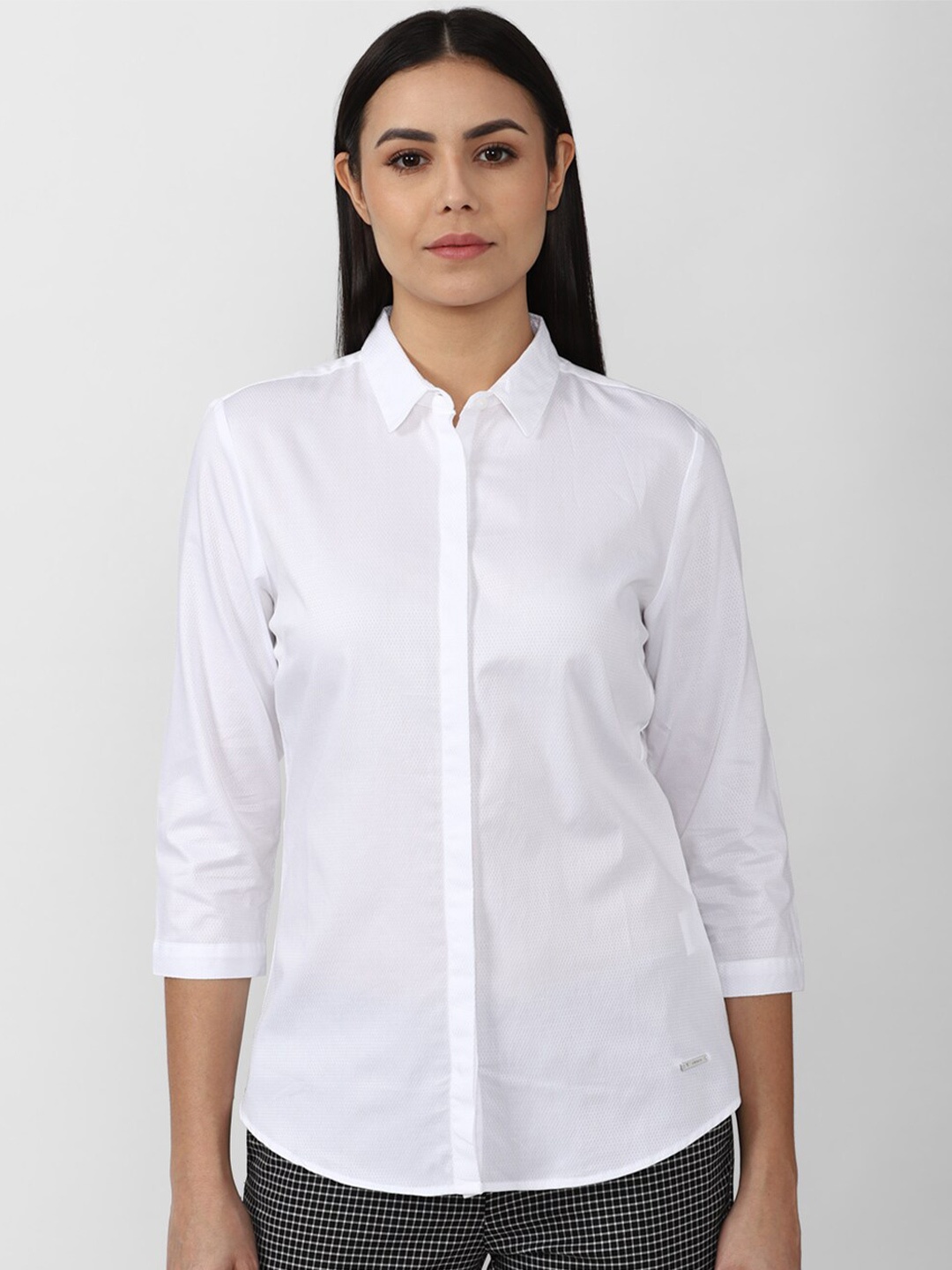 

Van Heusen Woman Pure Cotton Formal Shirt, White