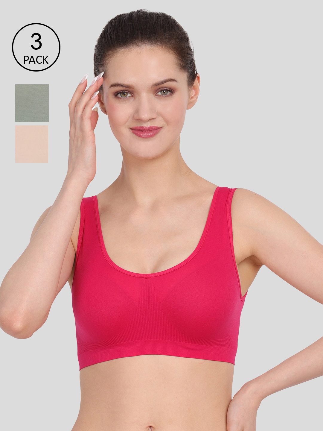 

Amour Secret Women Multi Bra, Pink