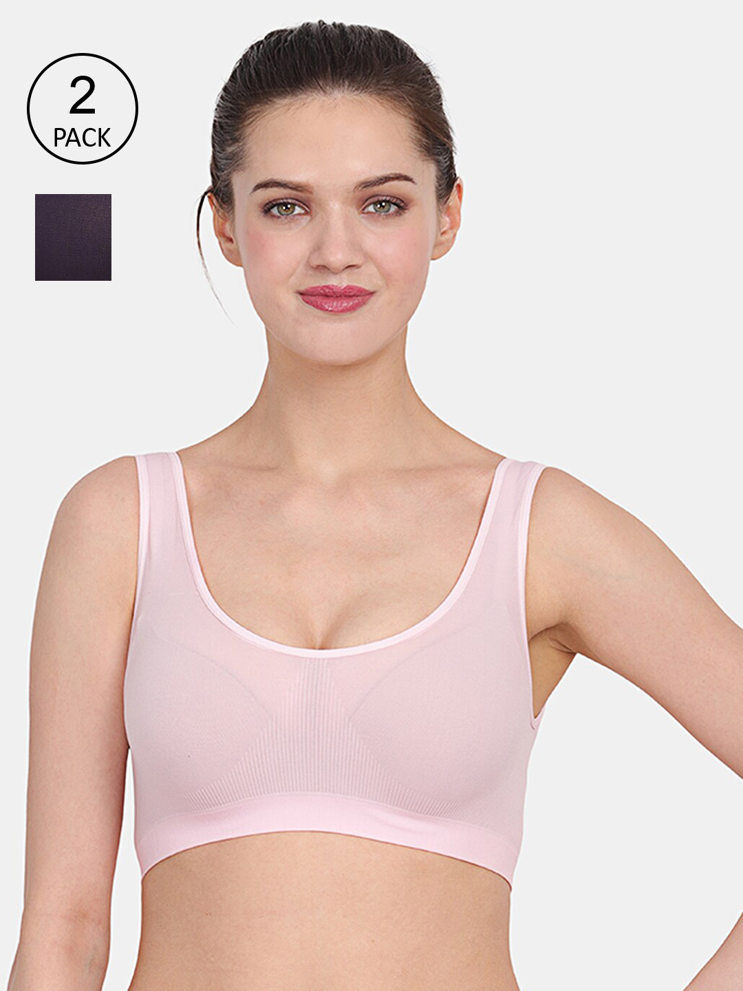 

Amour Secret Navy Blue & Pink set of 2 Bra