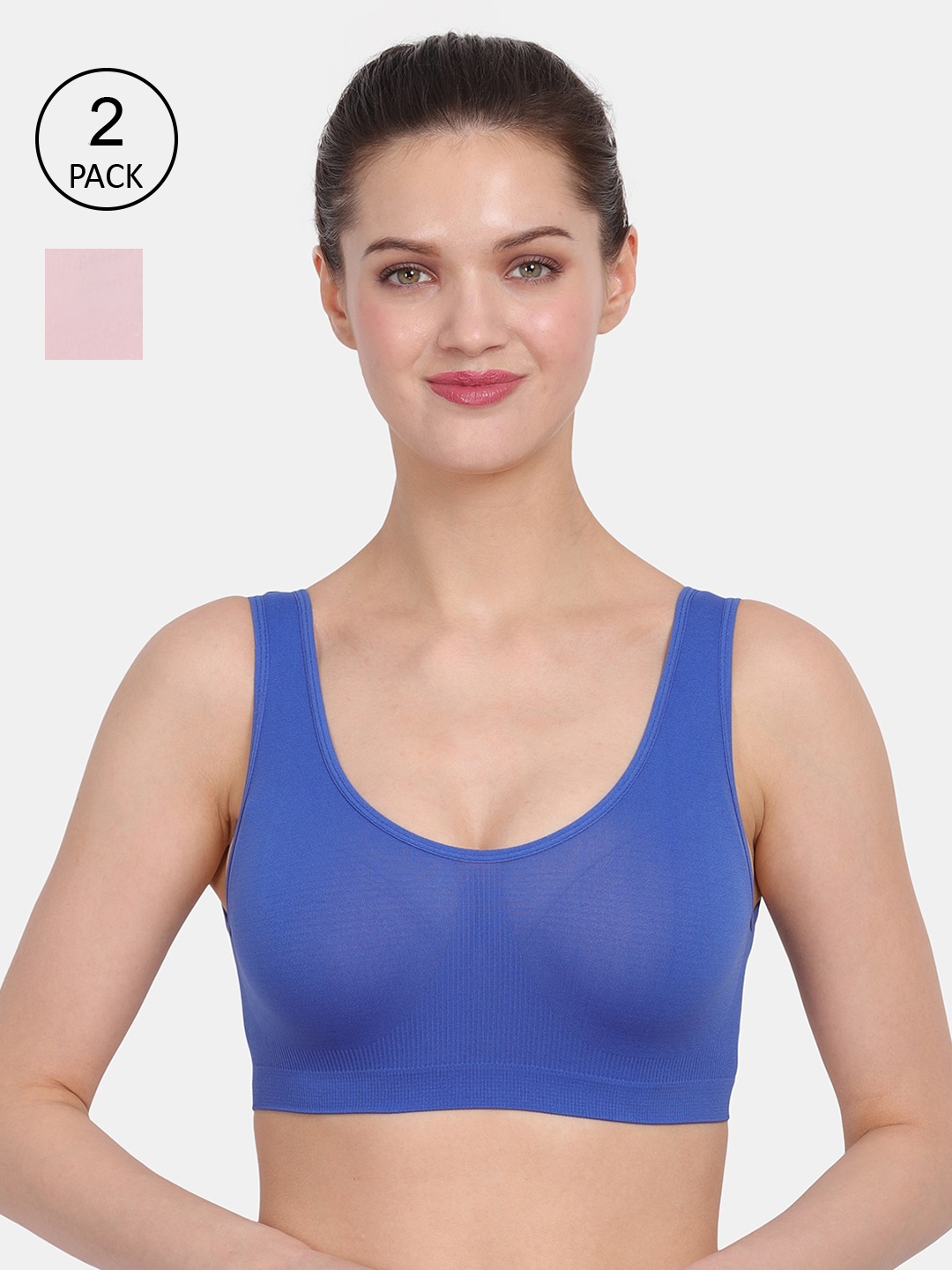 

Amour Secret Women's Non Padded Air Bra Pack Of 2, Blue