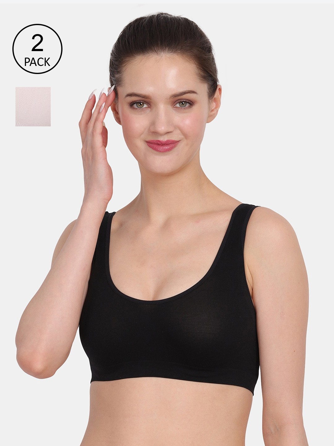 

Amour Secret Women Black And White Set of 2 Bra