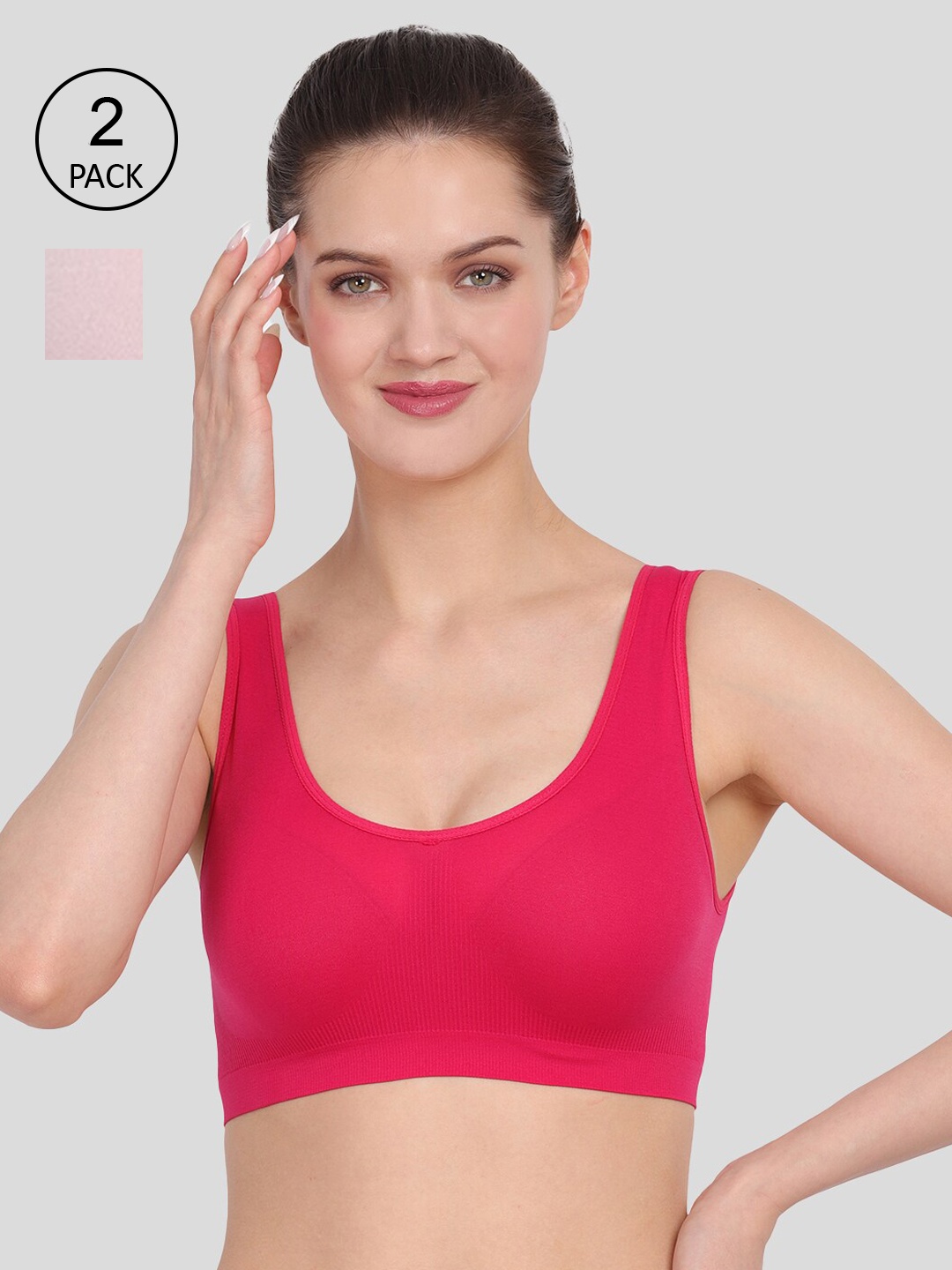 Amour Secret Women Pink Solid Non Padded Bra