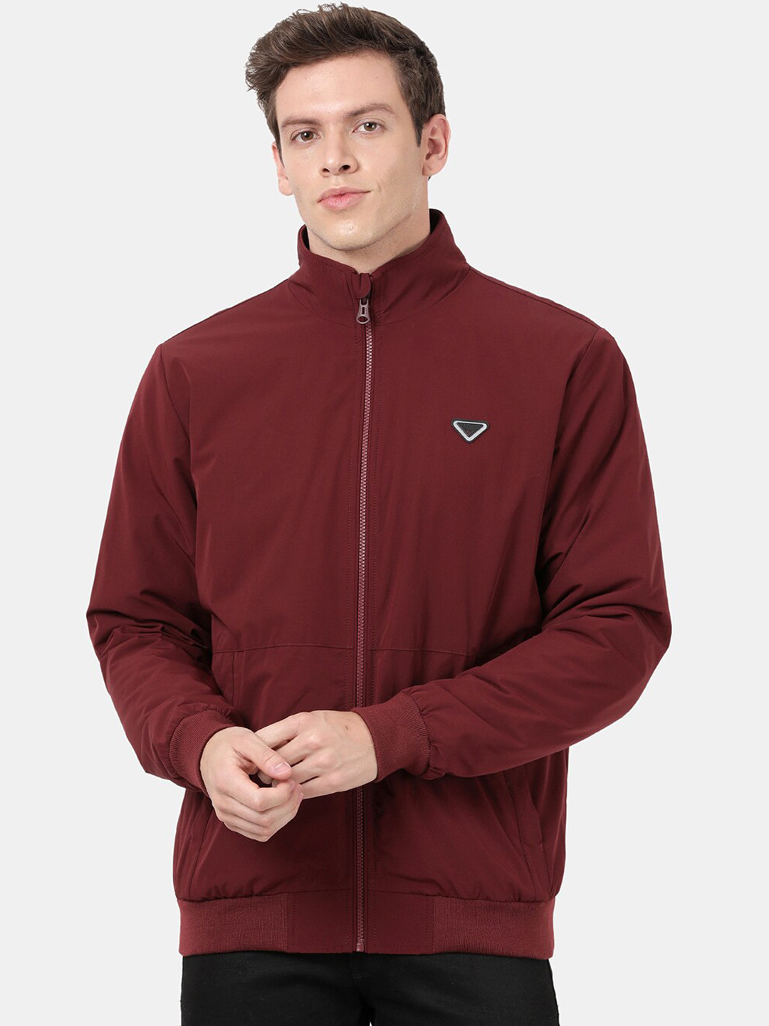 

t-base Men Red Windcheater Sporty Jacket