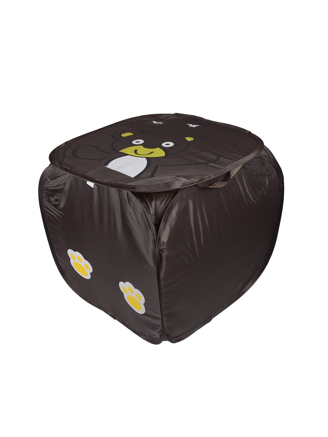 

Clasiko Black & Yellow Printed Laundry Bag