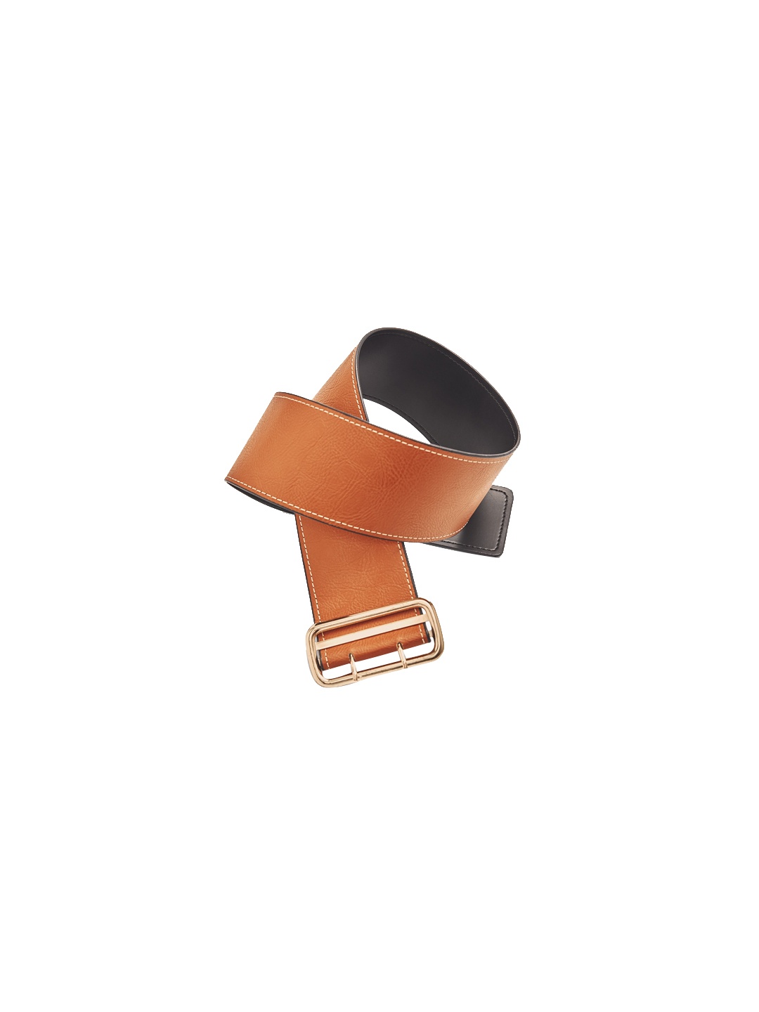 

The Label Life Women Brown Broad High Waisted Belt