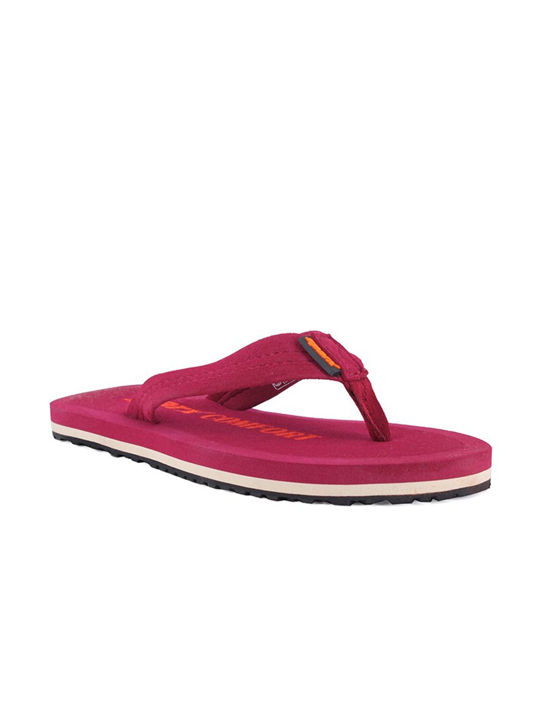 

Sparx Women Maroon Printed Thong Flip-Flops
