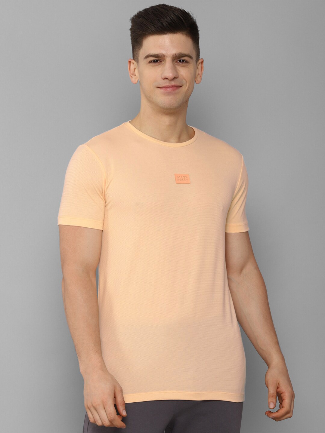 

Allen Solly Tribe Men Beige Slim Fit T-shirt
