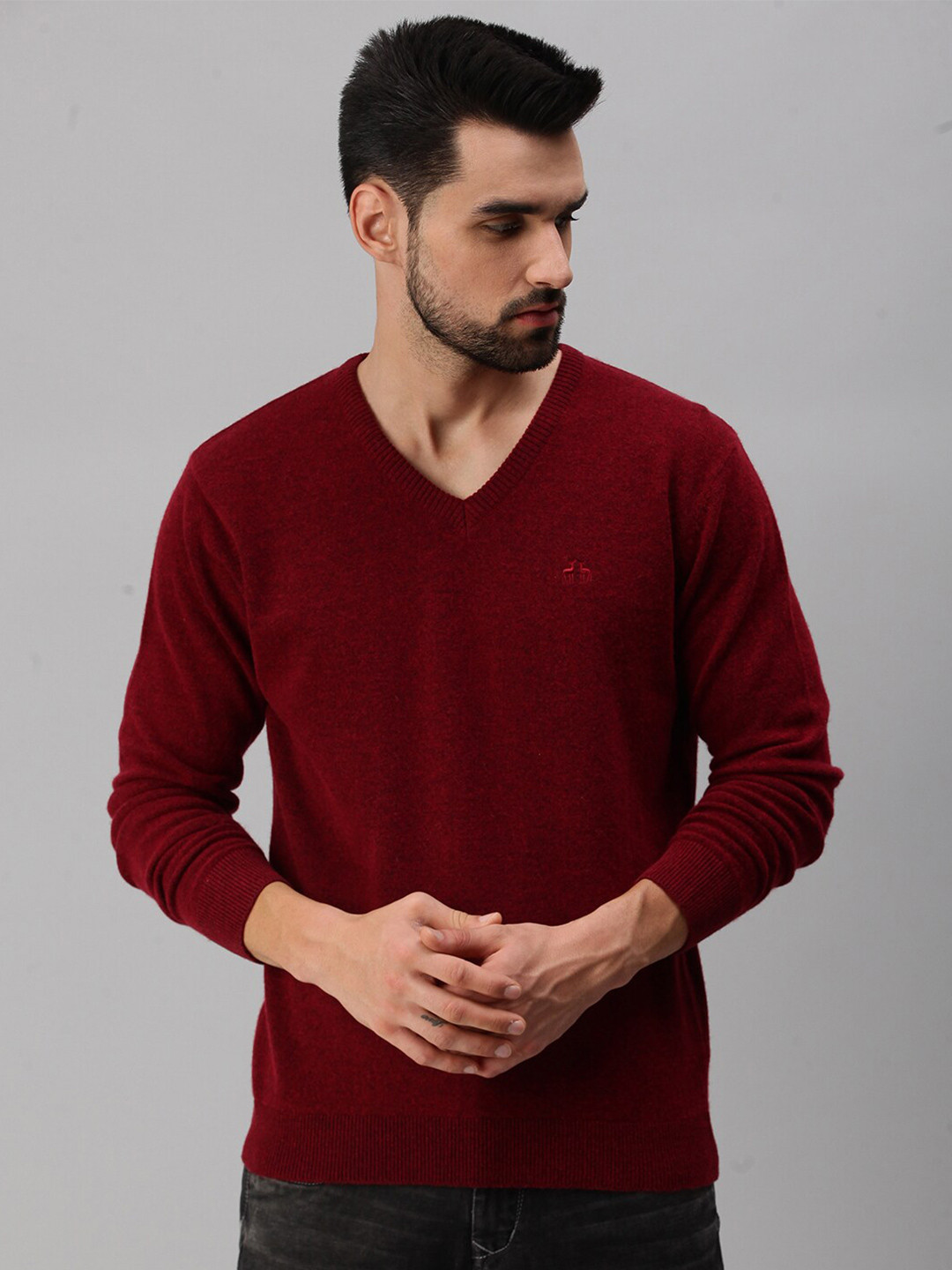 

98 Degree North Men Maroon Pullover