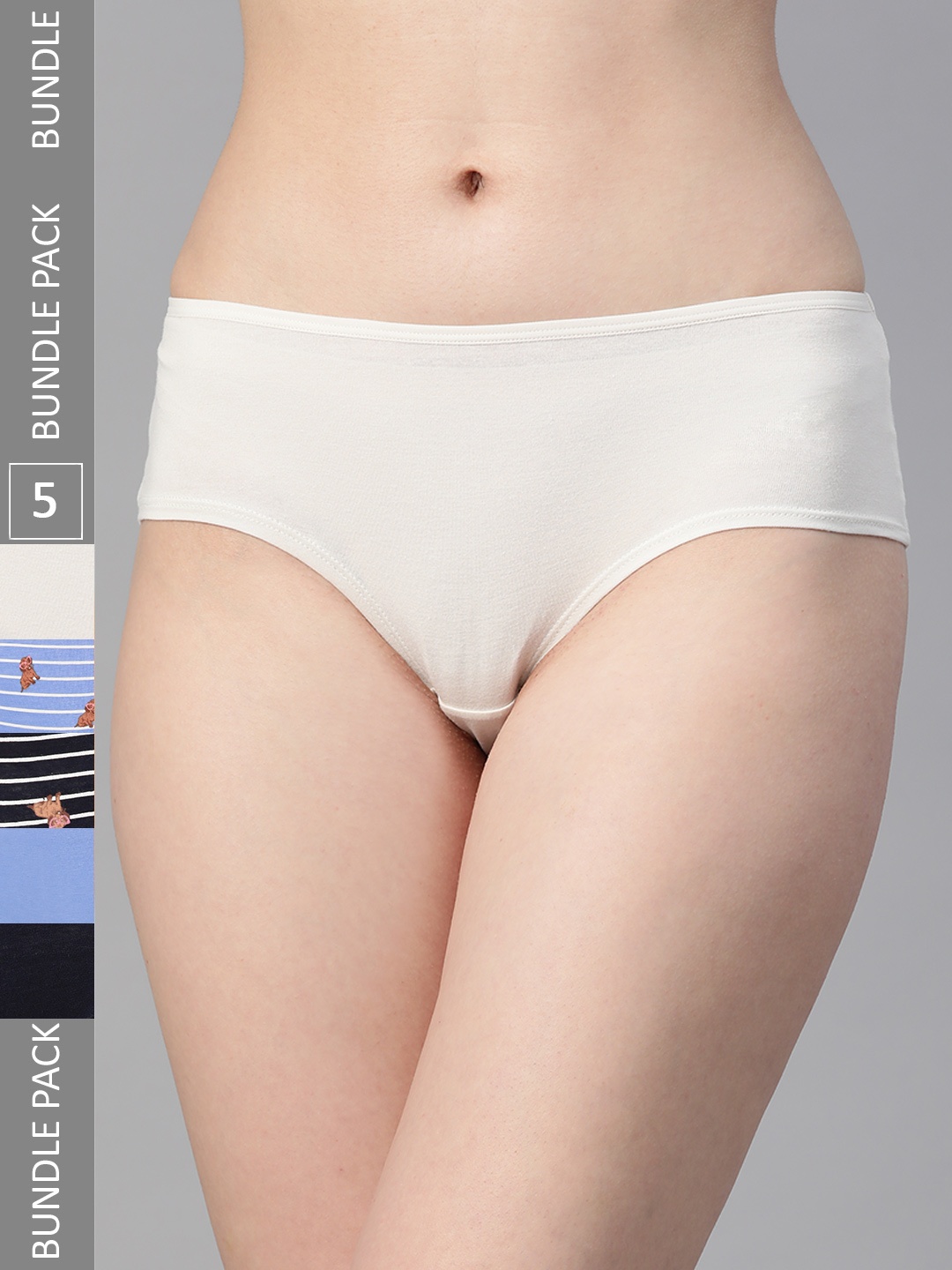 

Marks & Spencer Women Pack of 5 Hipster Briefs T619102S, Blue