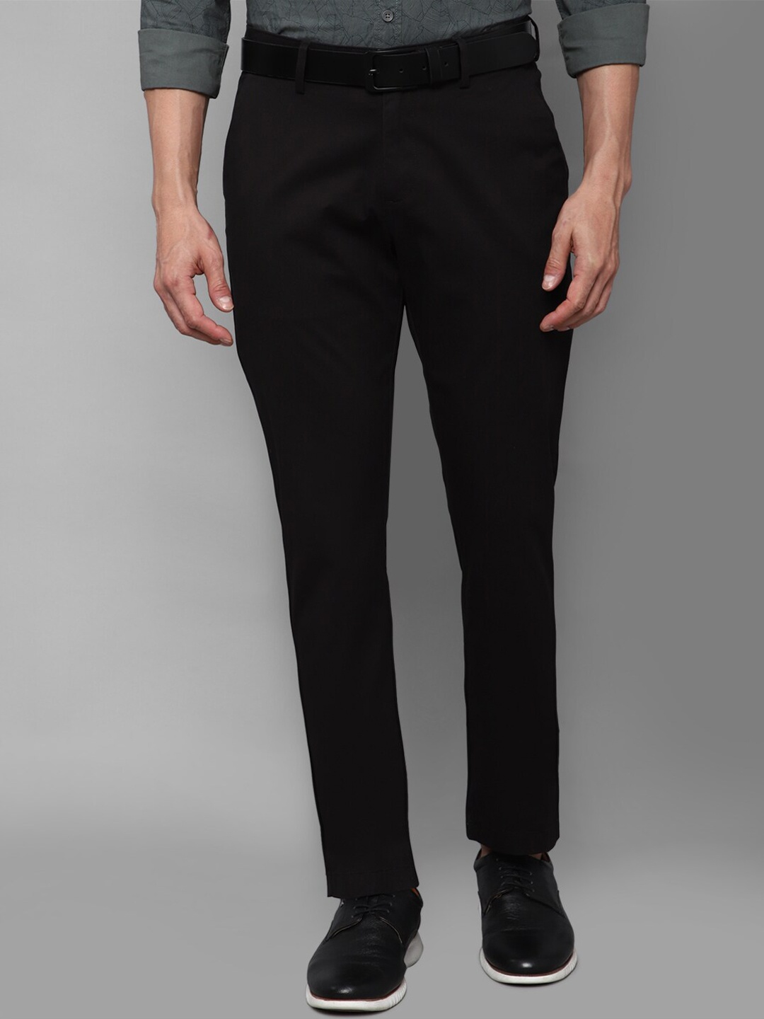 

Allen Solly Men Black Trousers