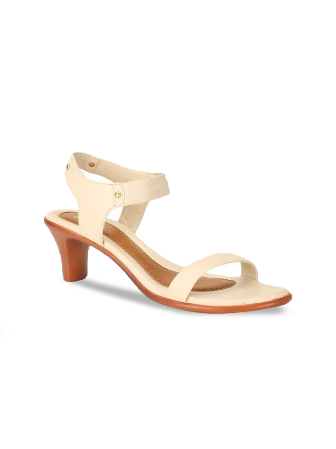 

Bata Beige Block Sandals