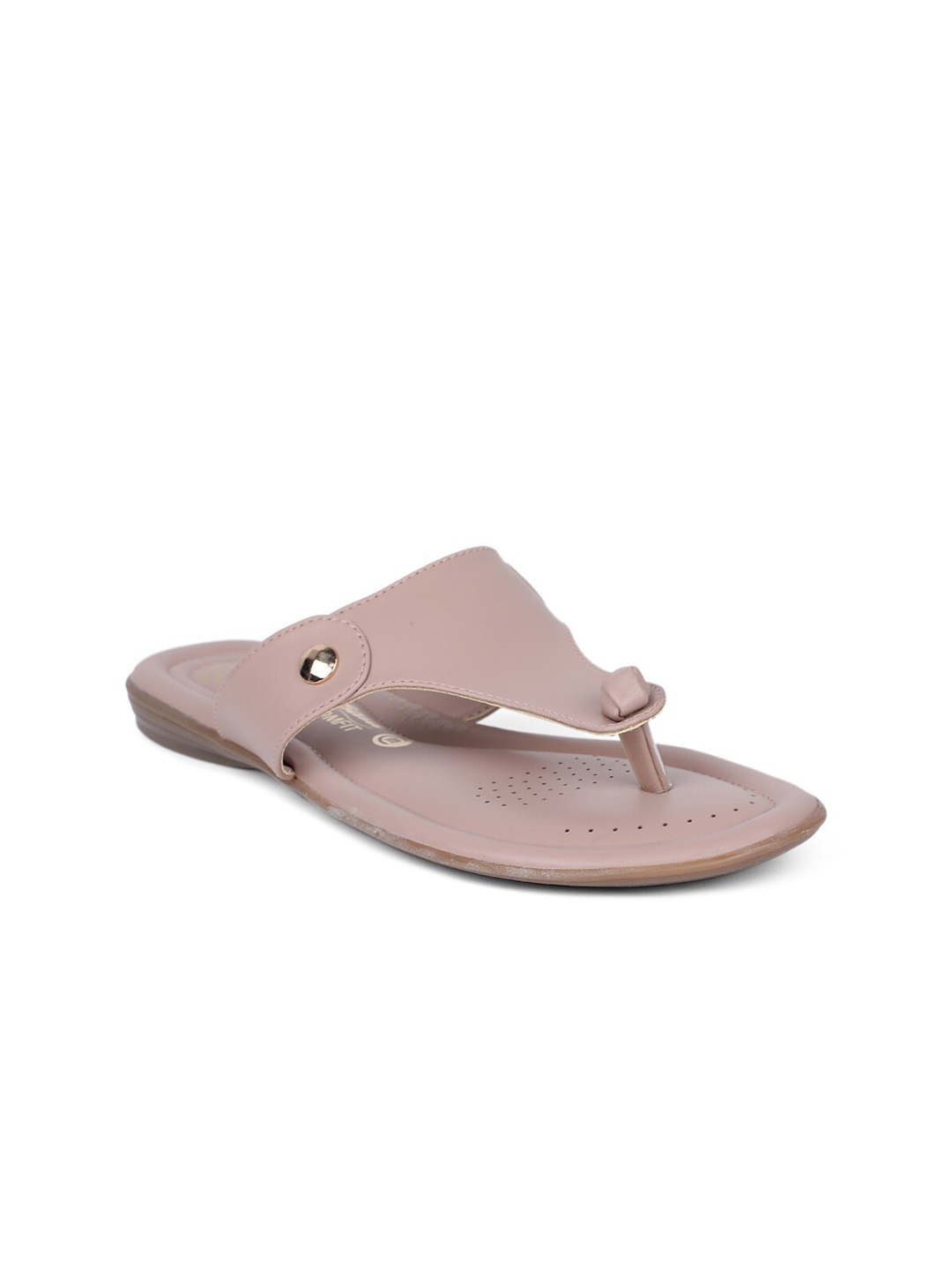 

Bata Women Beige Open Toe Flats