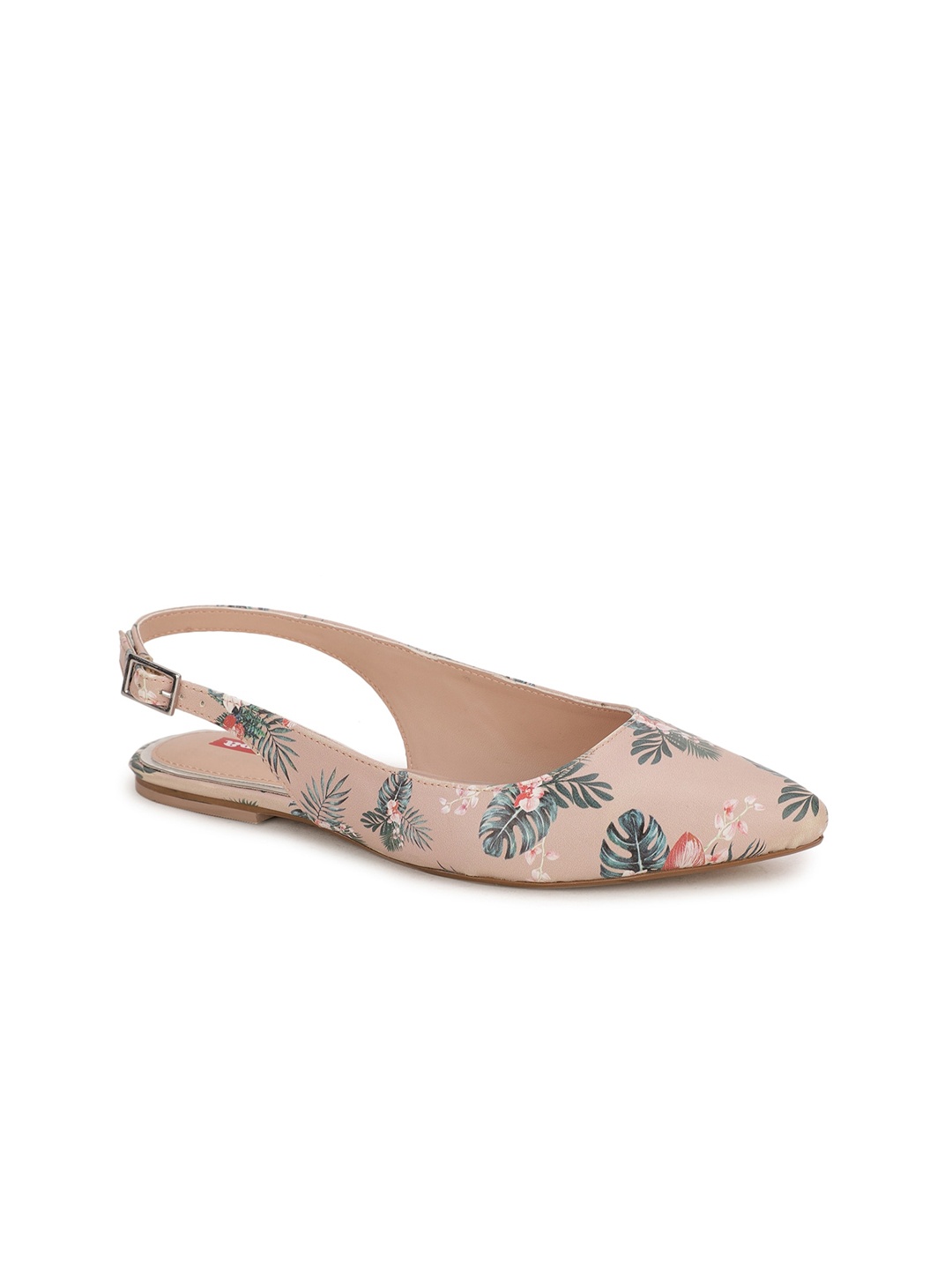 

Bata Women Nude-Coloured Printed Flats