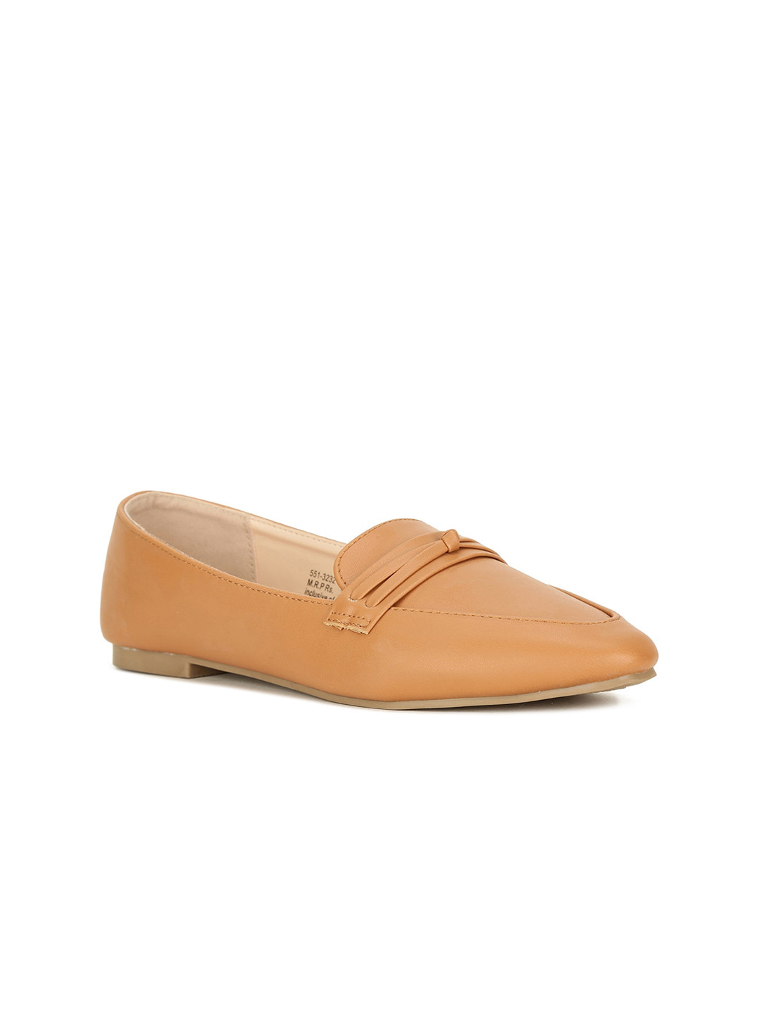 

Bata Women Brown Ballerinas Casual Slip-On Flats