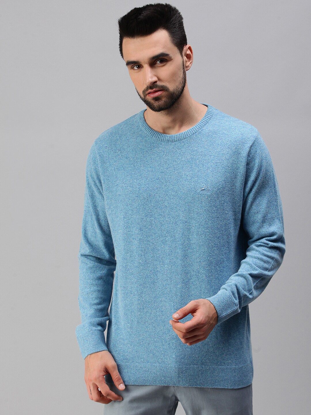 

98 Degree North Men Blue Pullover