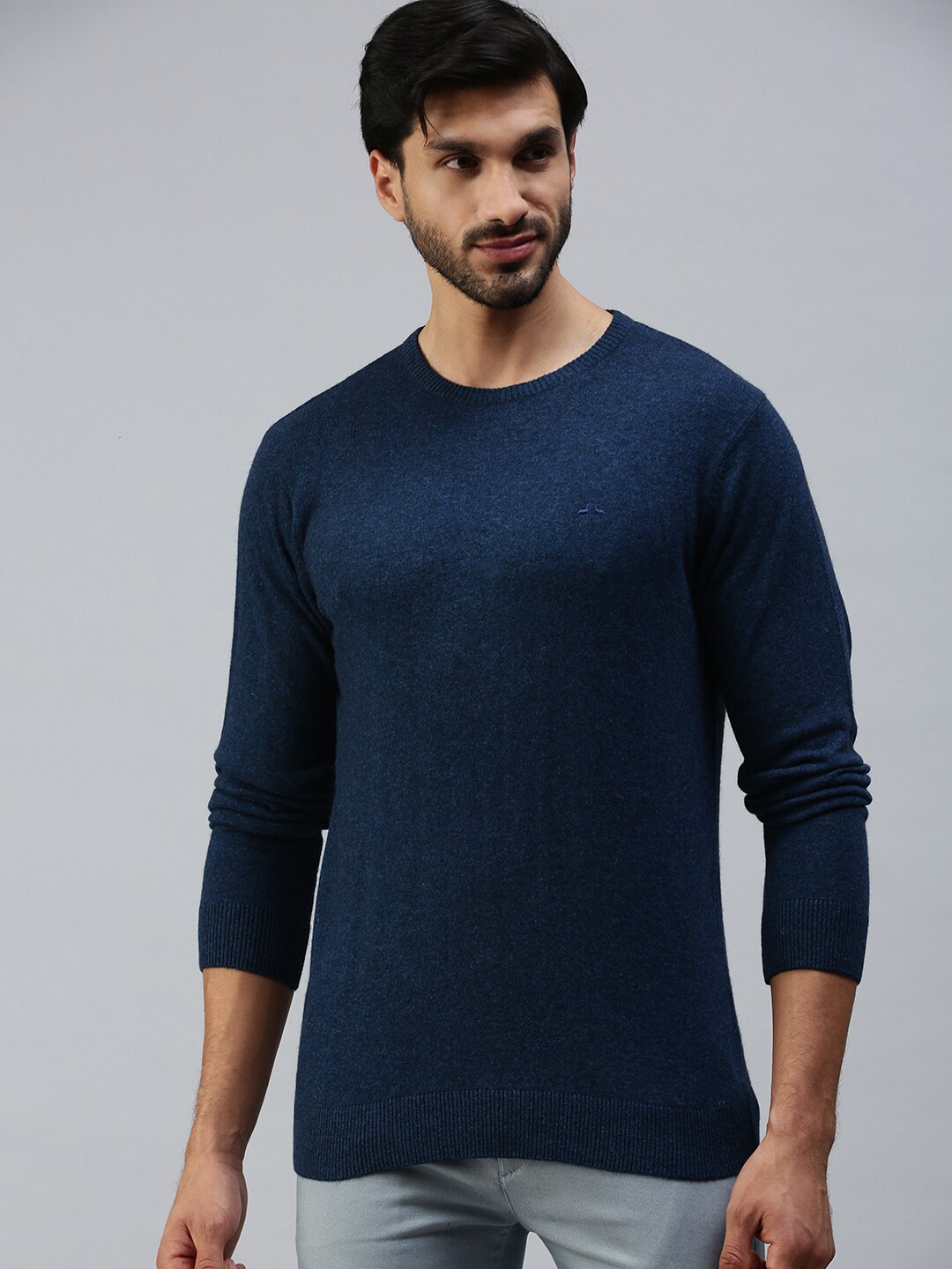 

98 Degree North Men Navy Blue Pullover