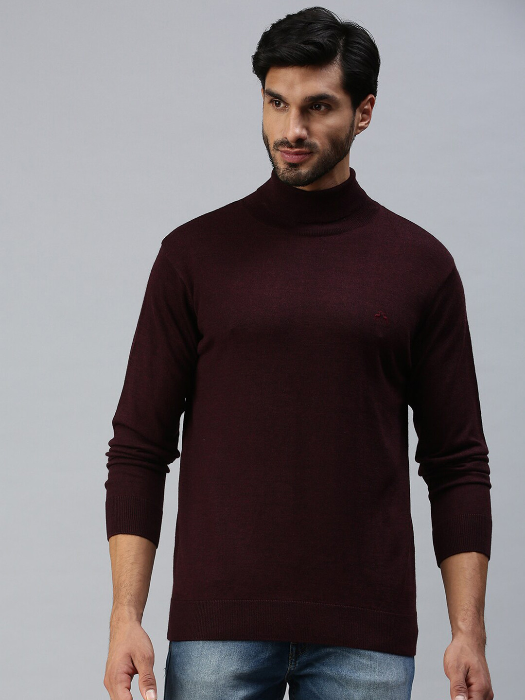 

98 Degree North Men Burgundy Pullover