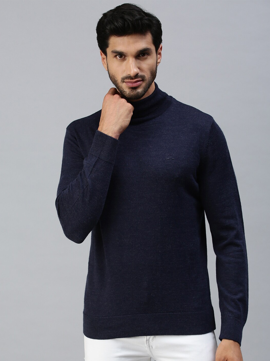 

98 Degree North Men Navy Blue Pullover