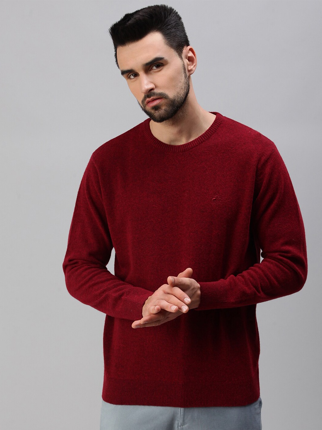 

98 Degree North Men Maroon Pullover