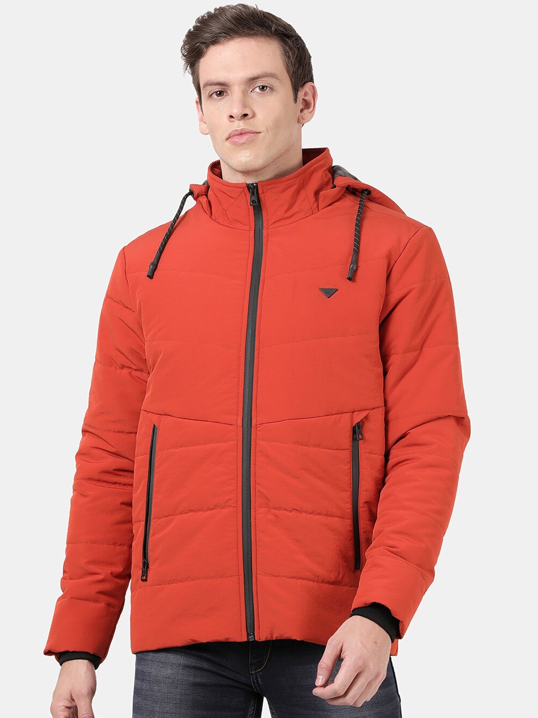 

t-base Men Rust Windcheater Padded Jacket