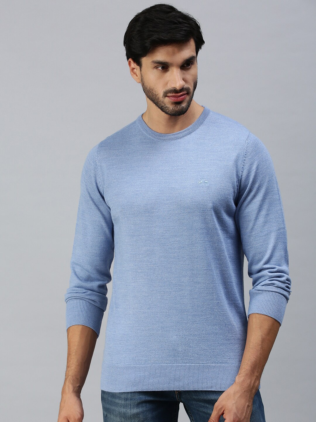 

98 Degree North Men Blue Pullover