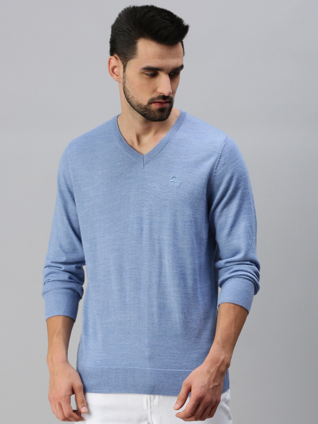 

98 Degree North Men Blue Pullover