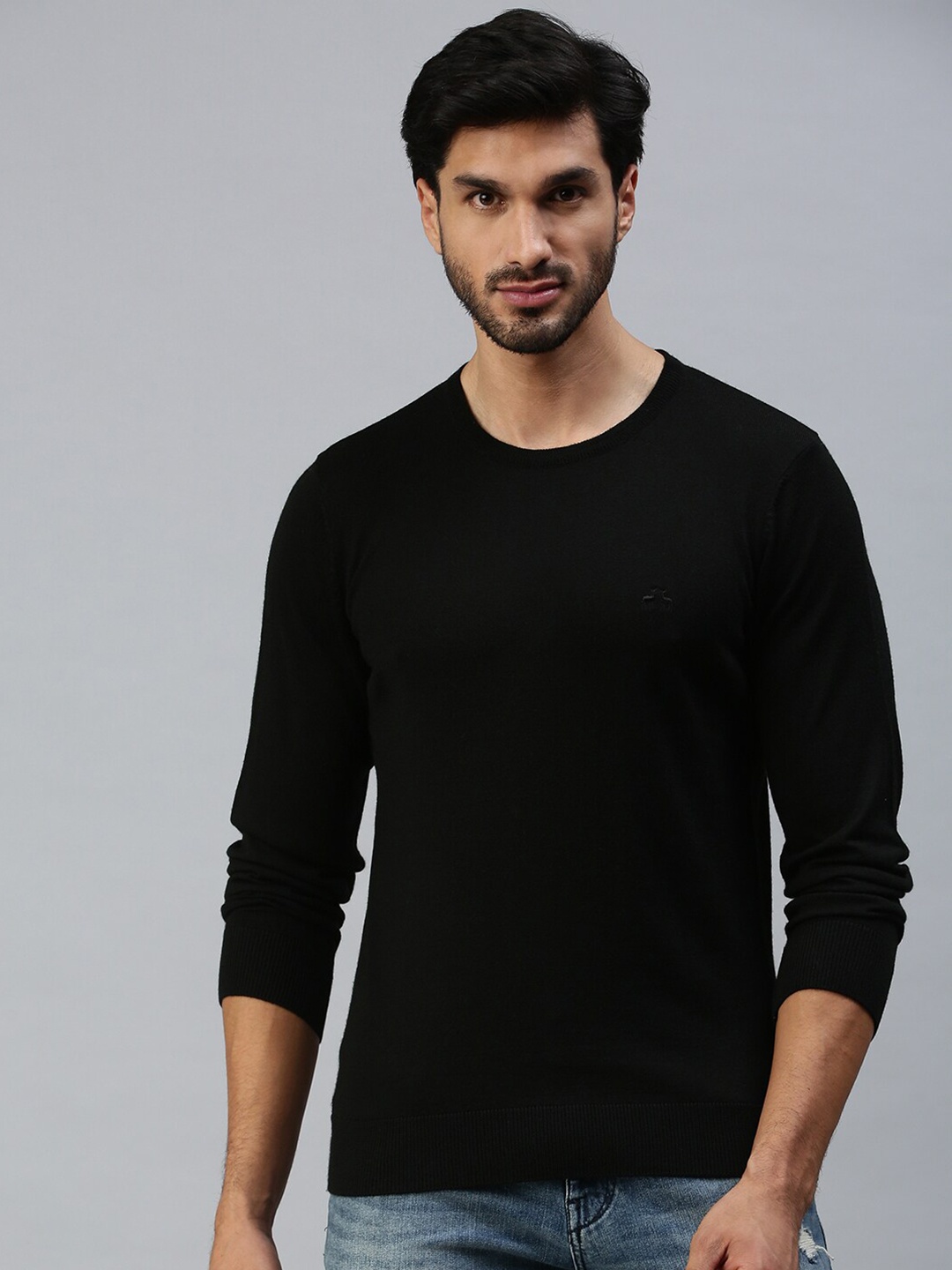 

98 Degree North Men Black Pullover