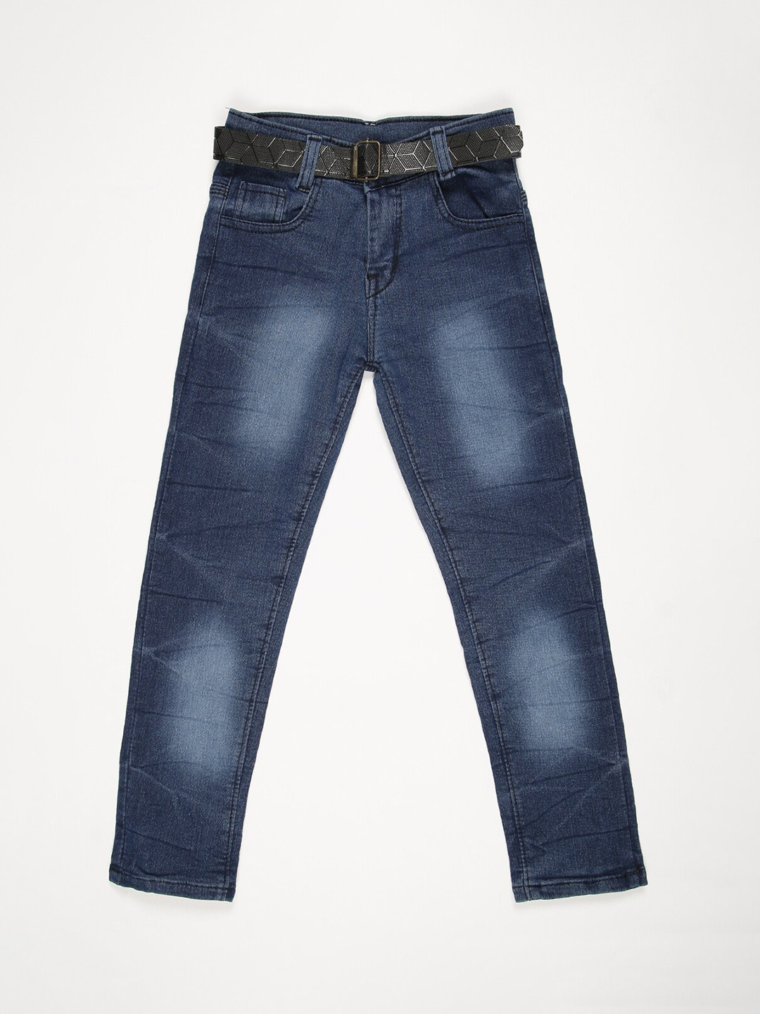 

V2 Value & Variety Boys Blue Low Distress Light Fade Jeans