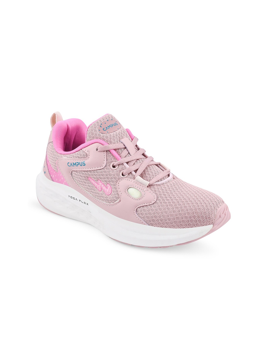 

Campus Women Pink Mesh Running Marking Shoes