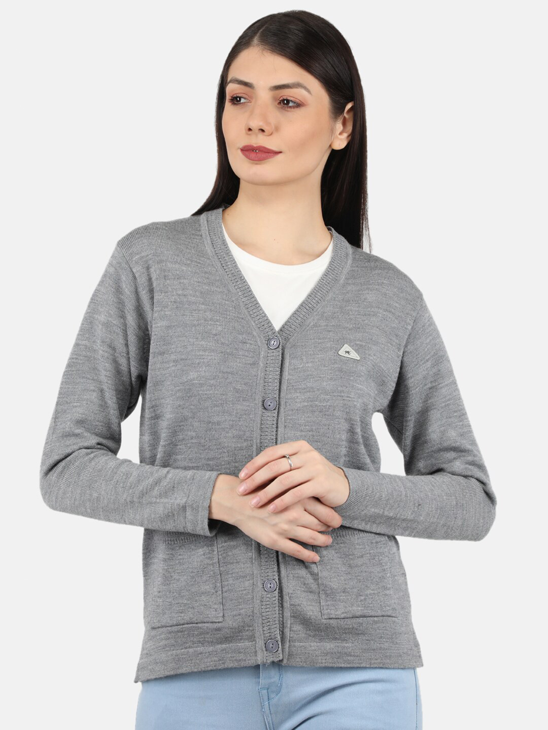 

Monte Carlo Women Grey Cardigan
