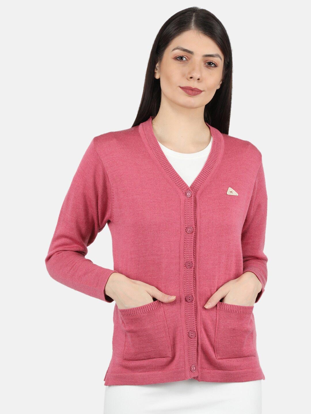 

Monte Carlo Women Pink Cardigan