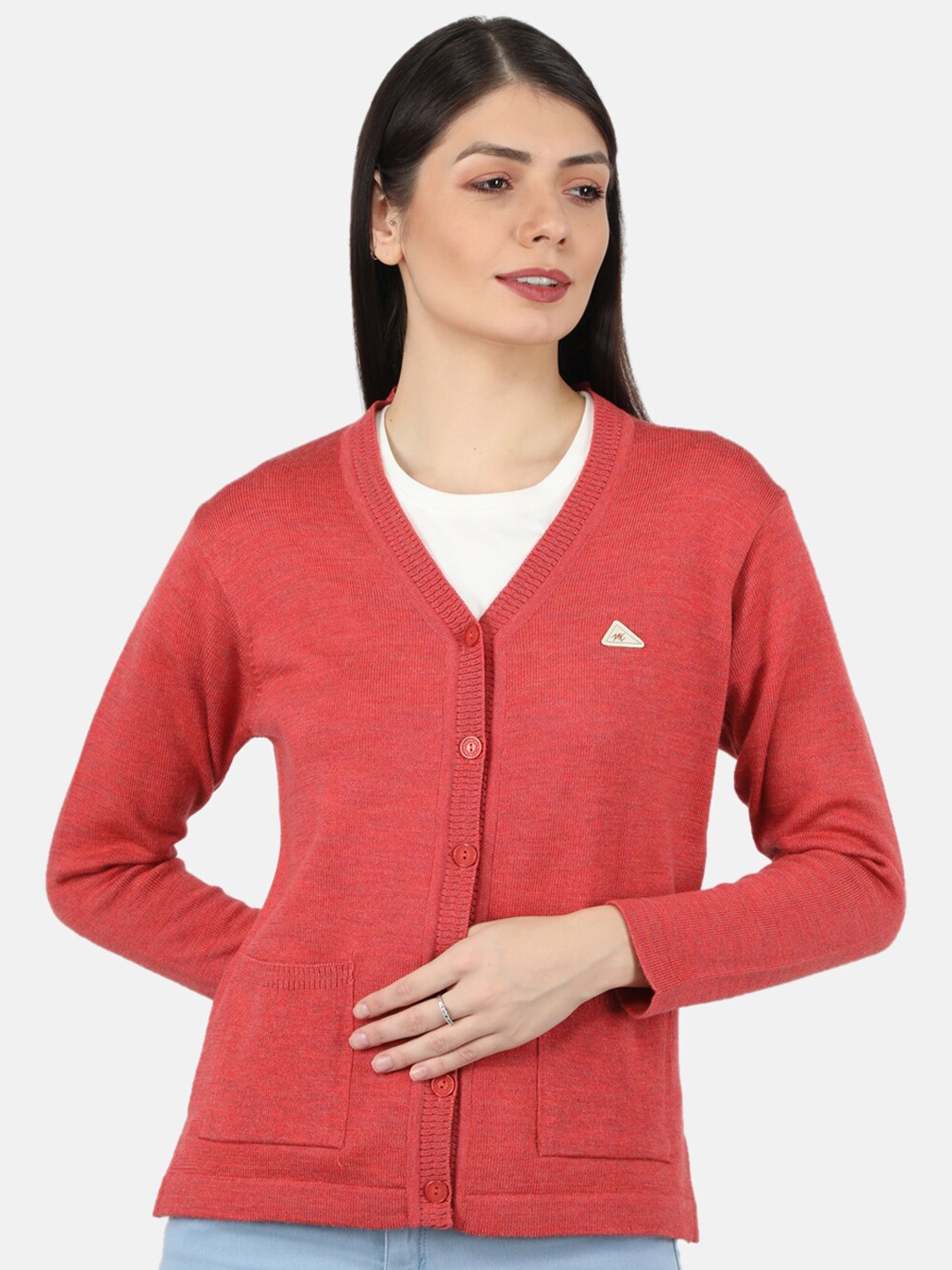

Monte Carlo Women Red Cardigan