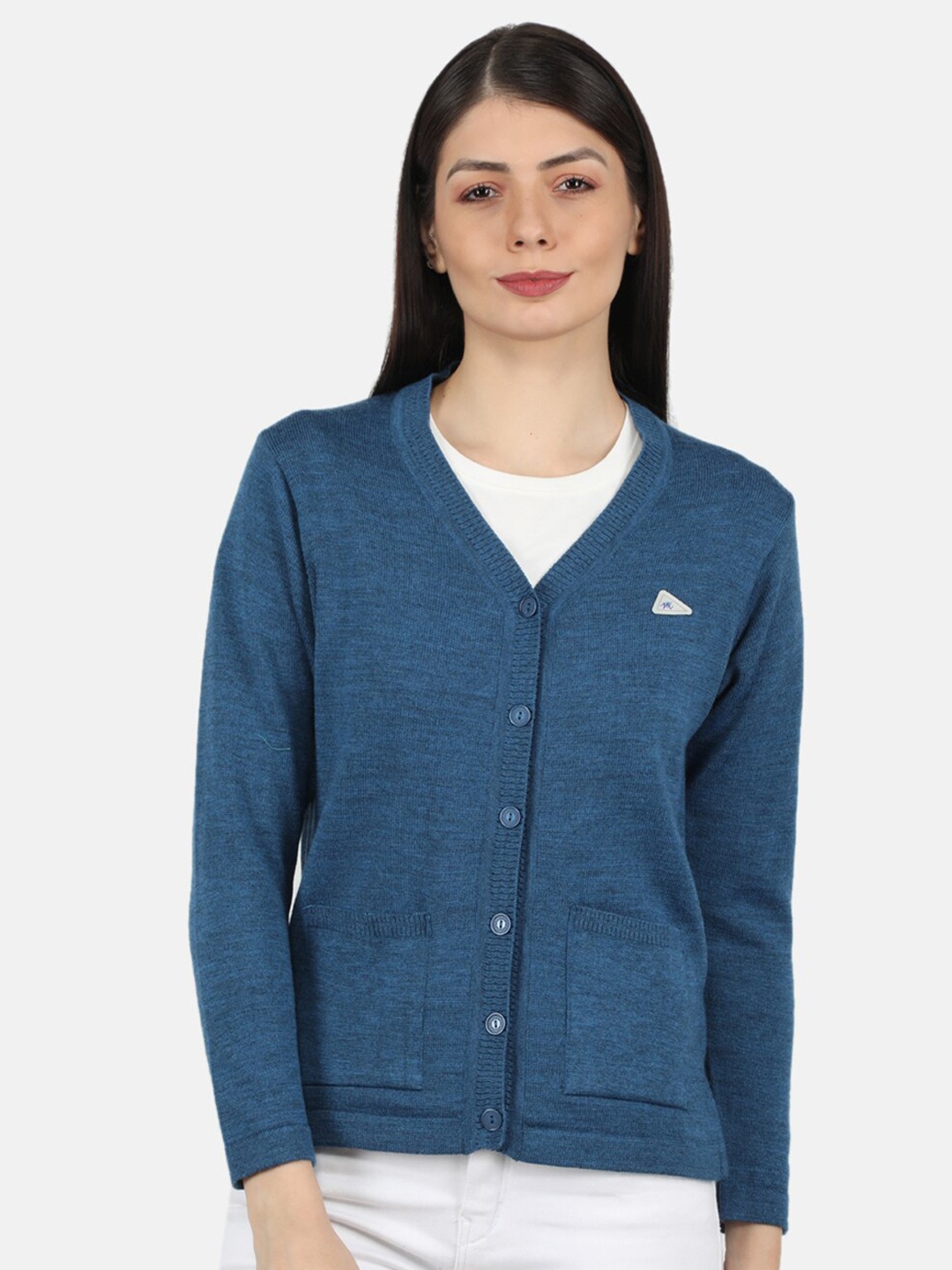 

Monte Carlo Women Blue Cardigan