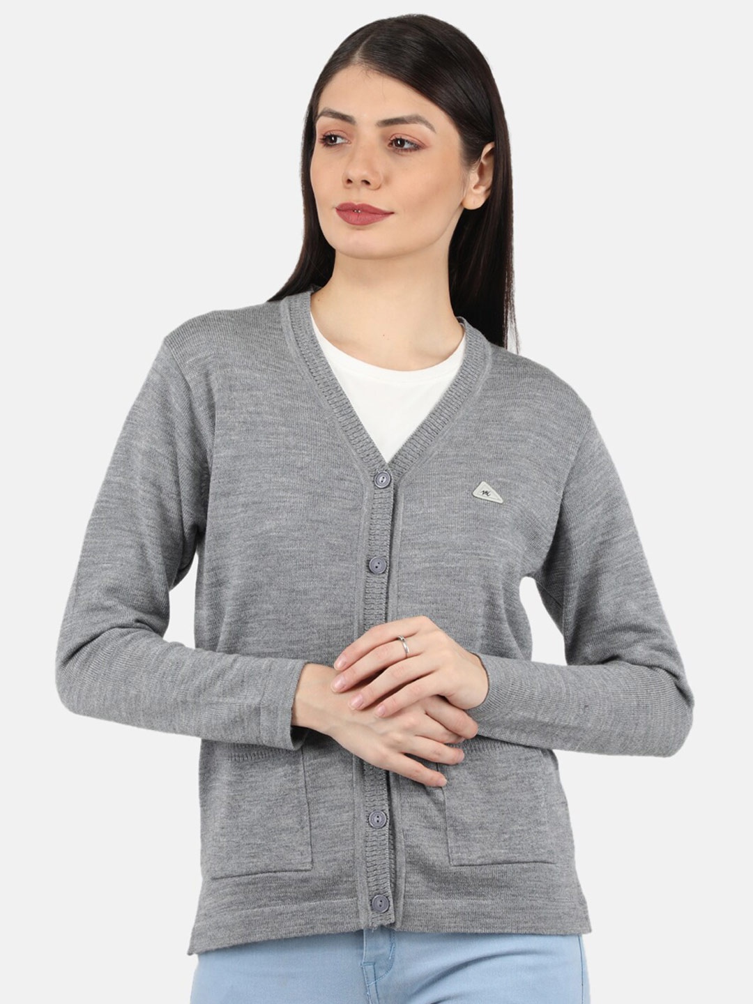 

Monte Carlo Women Grey Cardigan