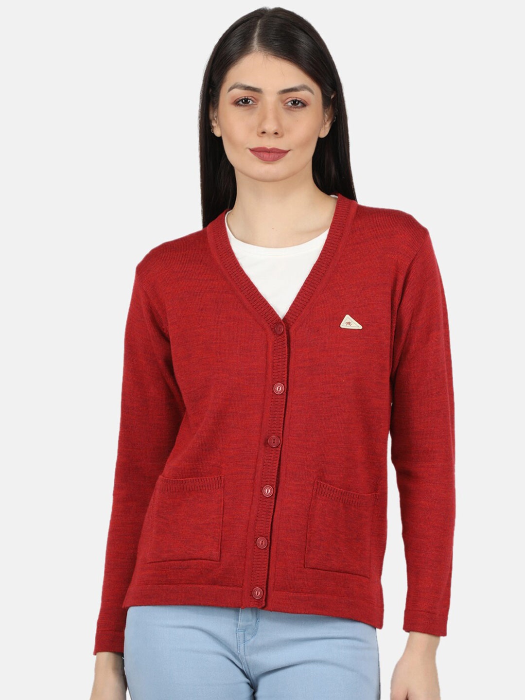

Monte Carlo Women Red Cardigan