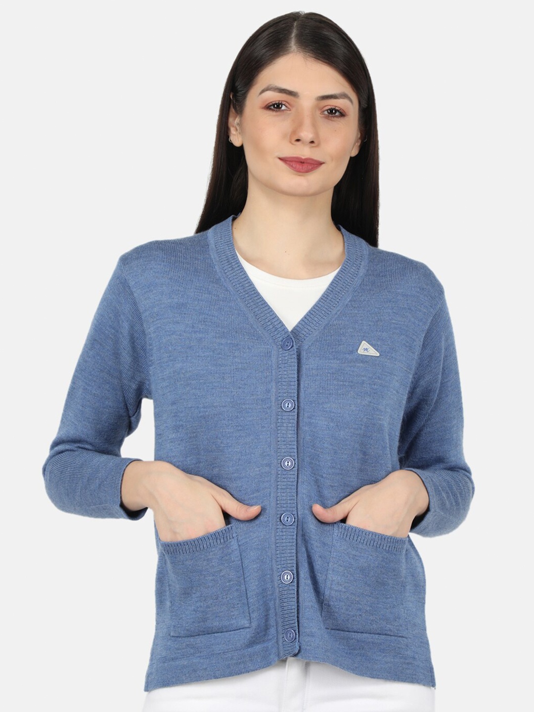 

Monte Carlo Women Blue Cardigan