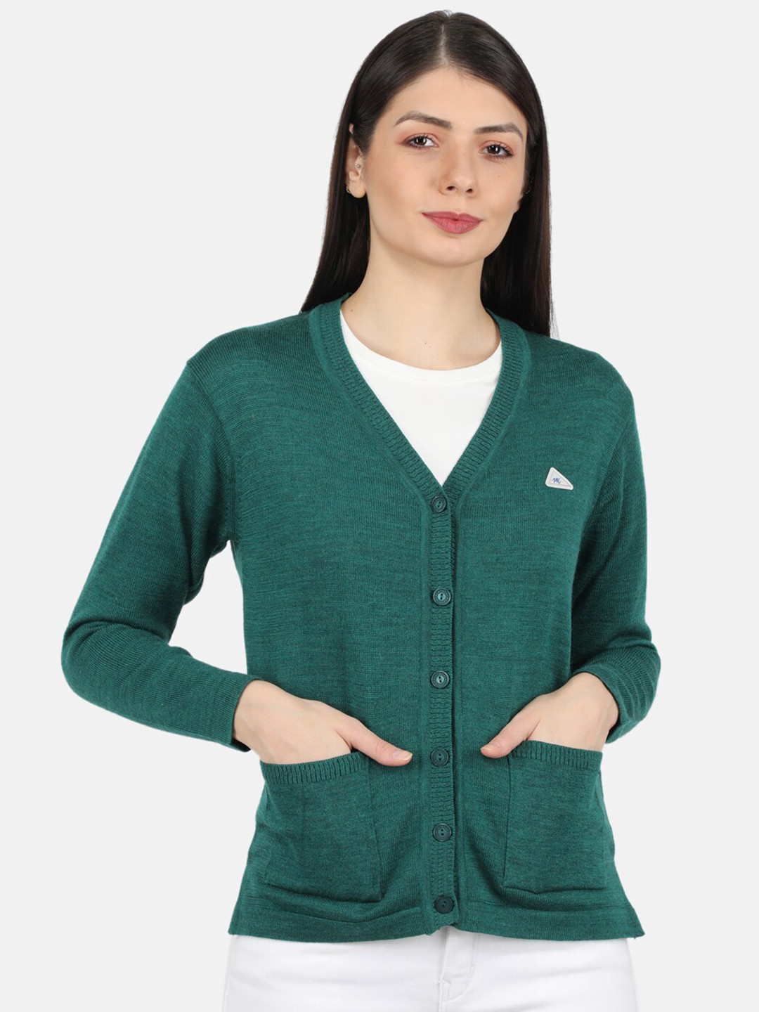 

Monte Carlo Women Green Cardigan