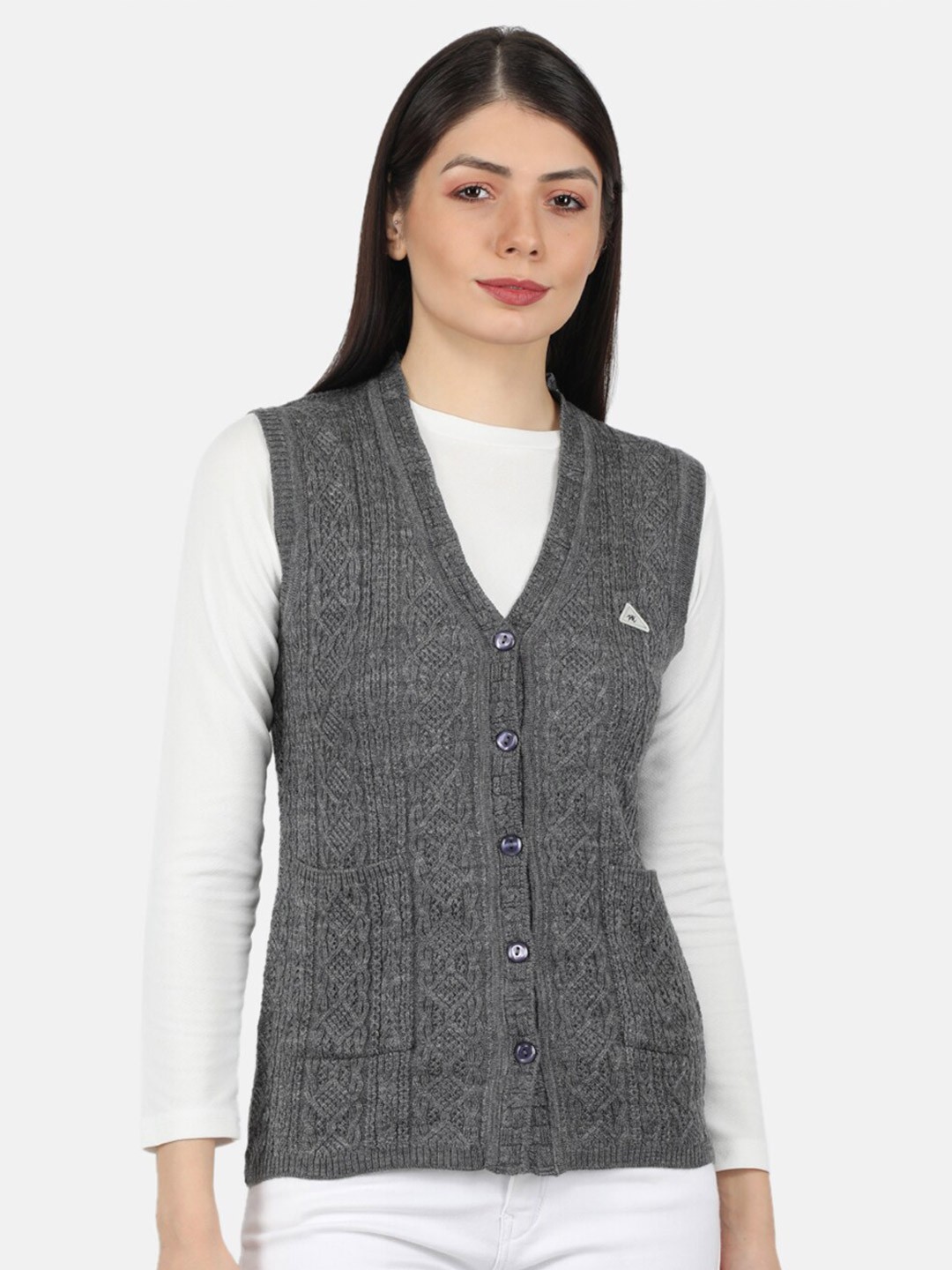 

Monte Carlo Women Grey Cardigan