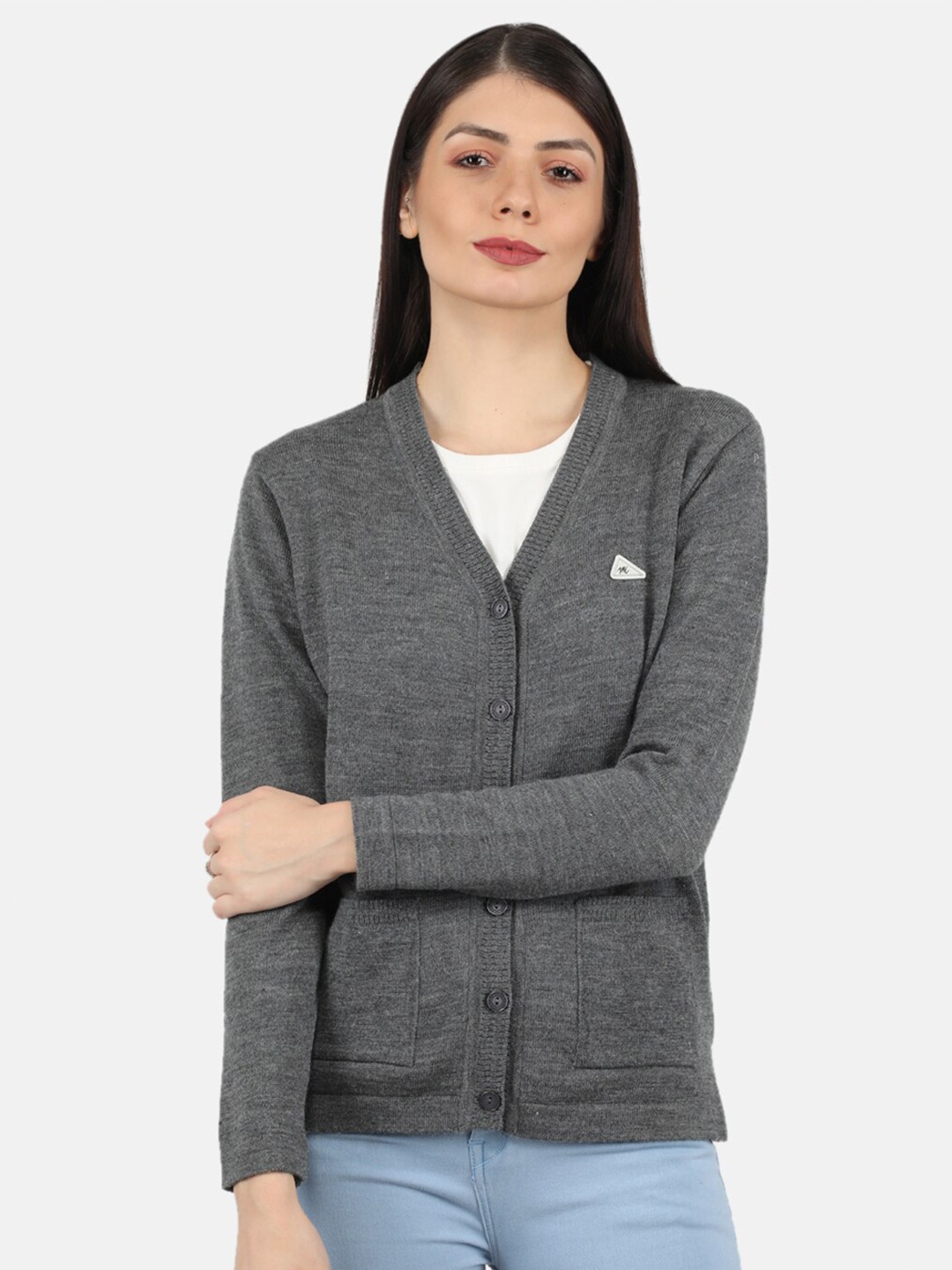 

Monte Carlo Women Charcoal Cardigan
