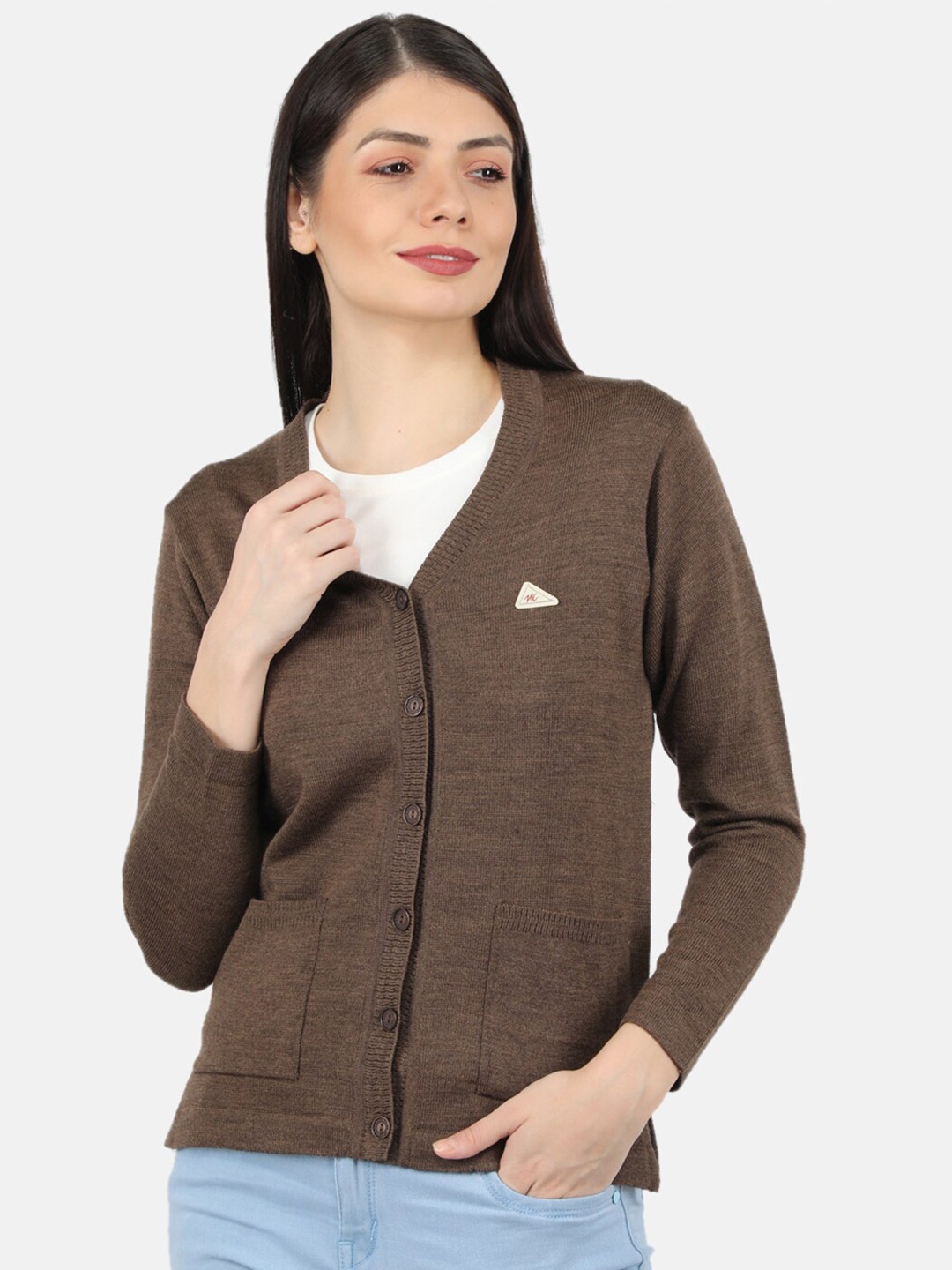 

Monte Carlo Women Brown Cardigan