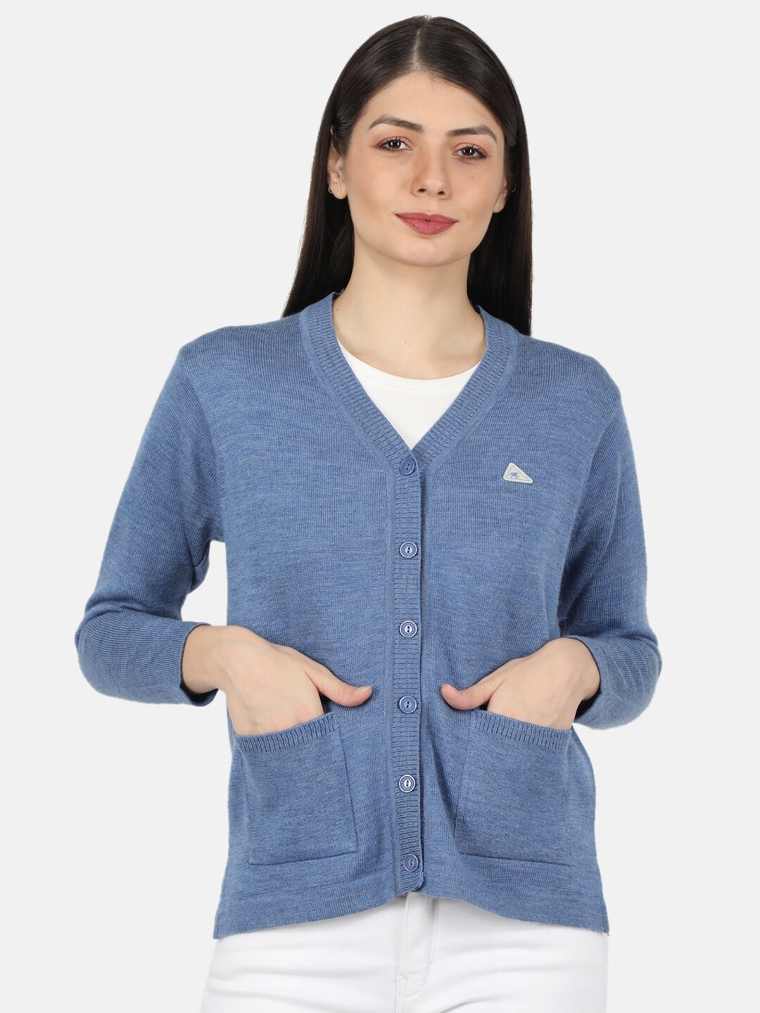 

Monte Carlo Women Blue Cardigan