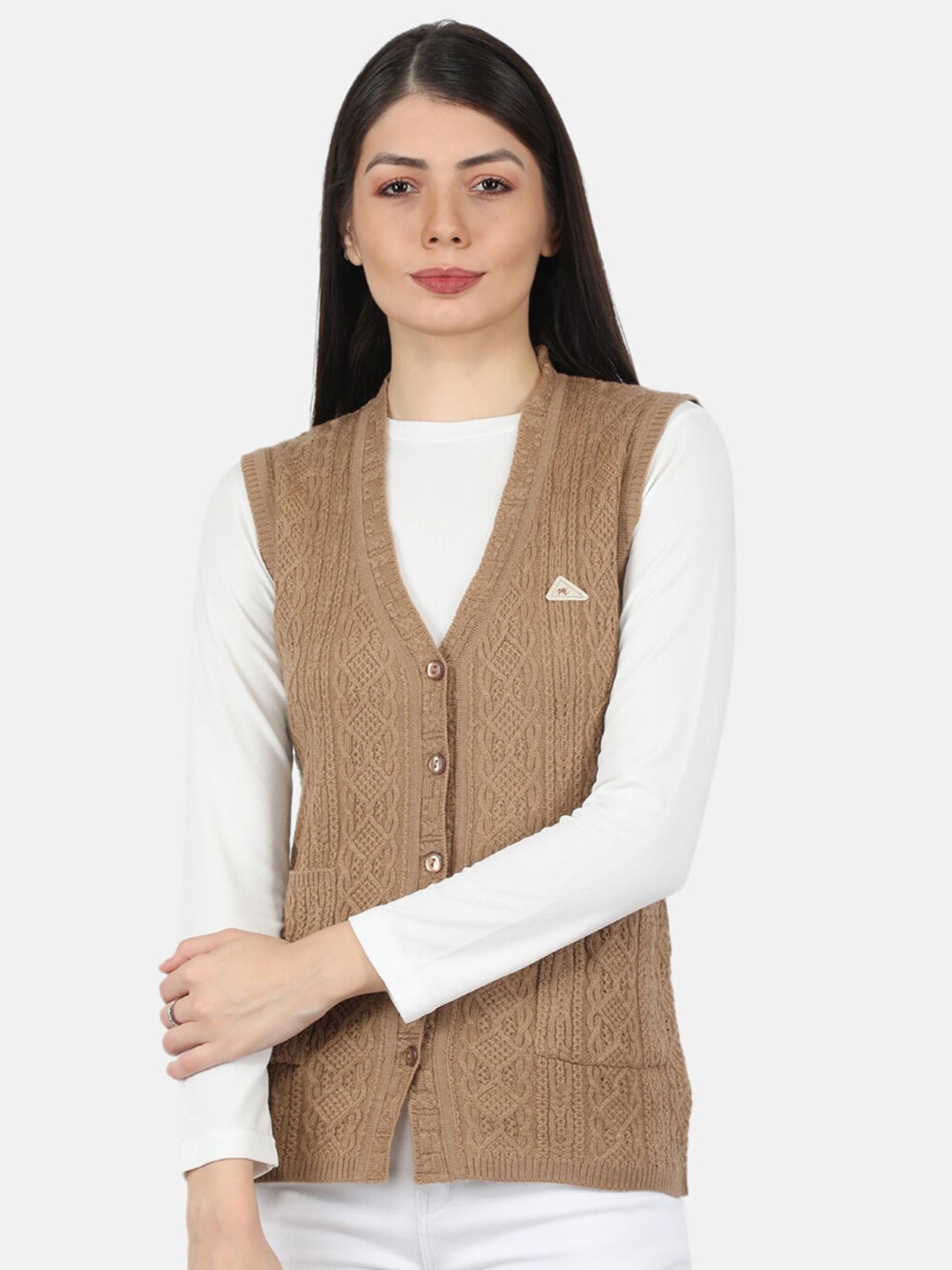 

Monte Carlo Women Beige Cardigan