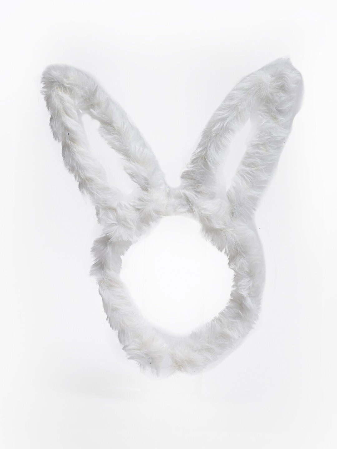 

VOGUE PANASH Girls Black & White Set of 2 Fur Hairband
